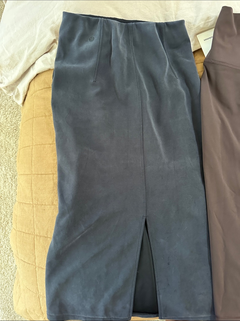 lululemon athletica Pencil Skirt Duo — Charcoal and Dark Brown - Picture 8 of 10